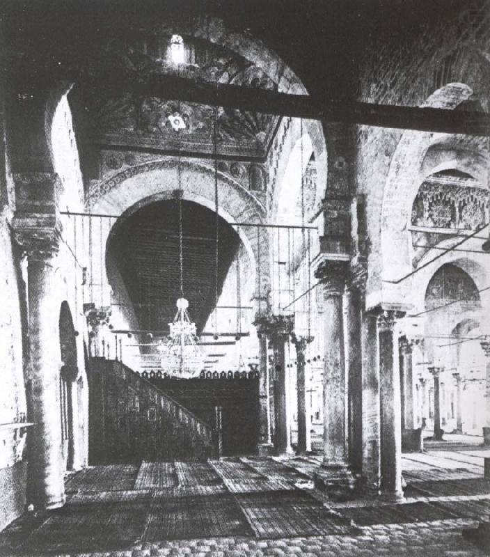 Interior of the Large Mosque, unknow artist